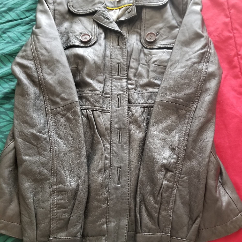 Leather jacket